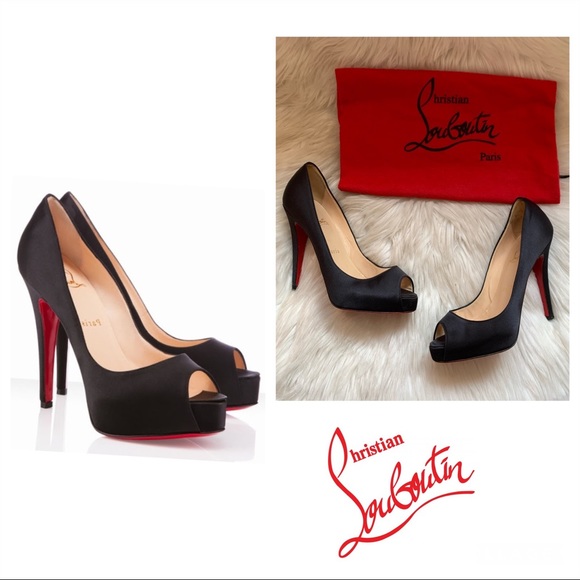 Christian Louboutin Shoes - CHRISTIAN LOUBOUTIN Very Prive 120 Peep Toe Pumps